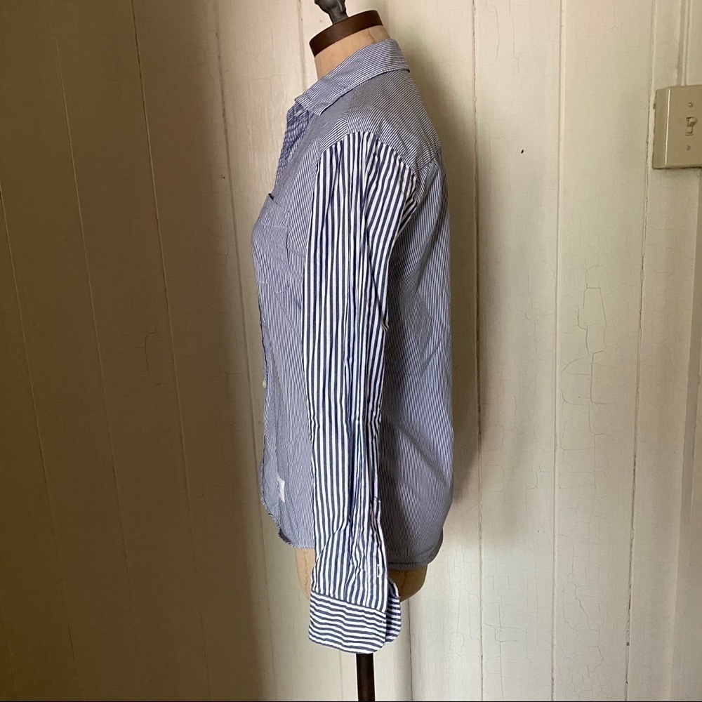 VANQUISH Japan sz S L/S Button Down Stripe Shirt - Picture 4 of 9
